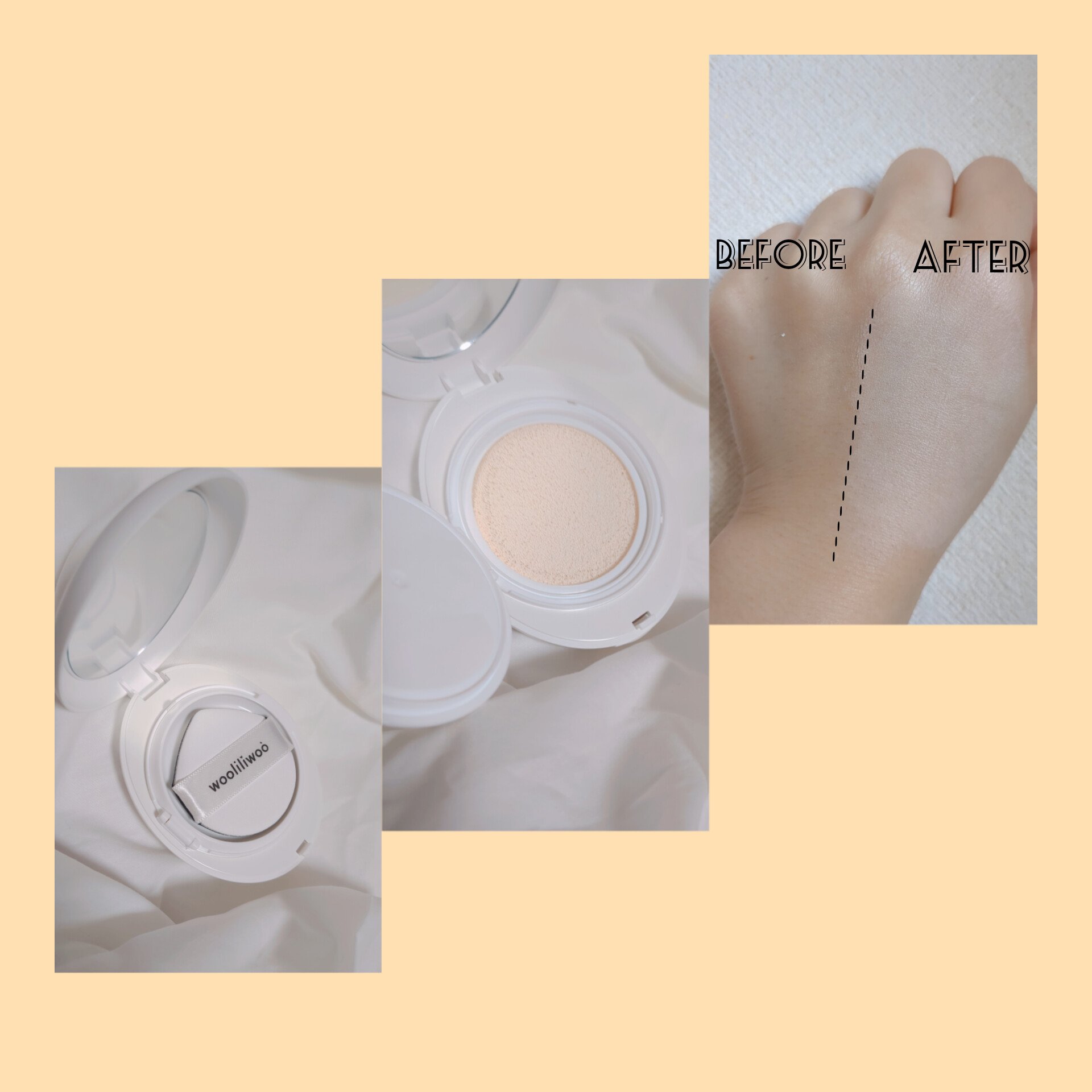 エッグサンクッション/wooliliwoo/日焼け止めローションを使ったクチコミ（2枚目）