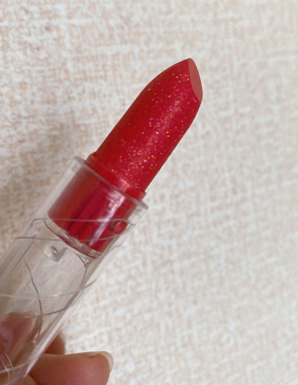 グリッタープリズム ティントリップ/MISSHA/口紅を使ったクチコミ(5枚目)