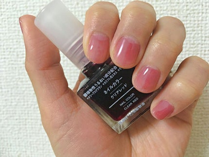 ネイルカラー/無印良品/マニキュアを使ったクチコミ(2枚目)