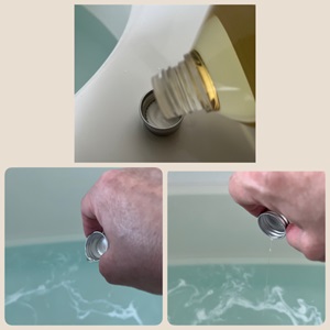 アロマバスエッセンス 和ハッカとグレープフルーツ/ナチュラルアイランド/保湿系入浴剤を使ったクチコミ（3枚目）