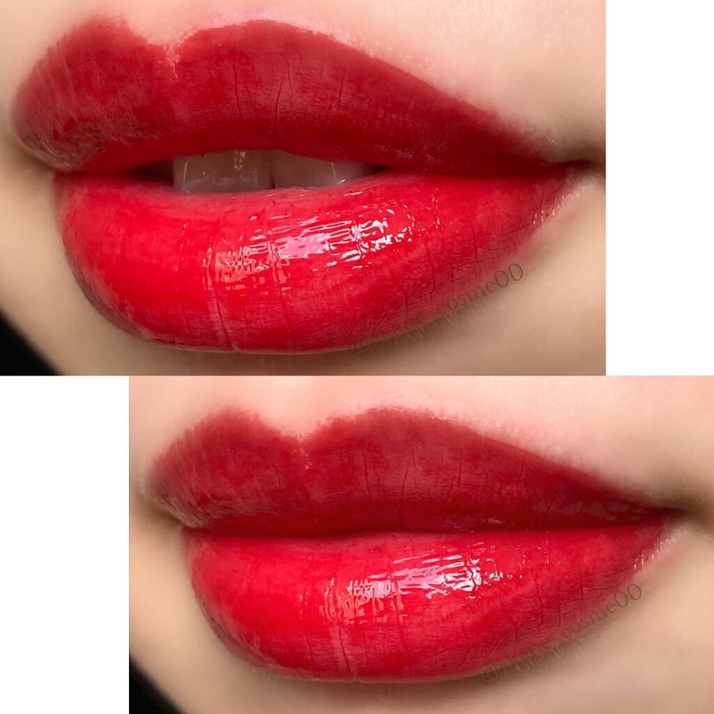 ジューシーラスティングティント/rom&nd/リップティントを使ったクチコミ(4枚目)