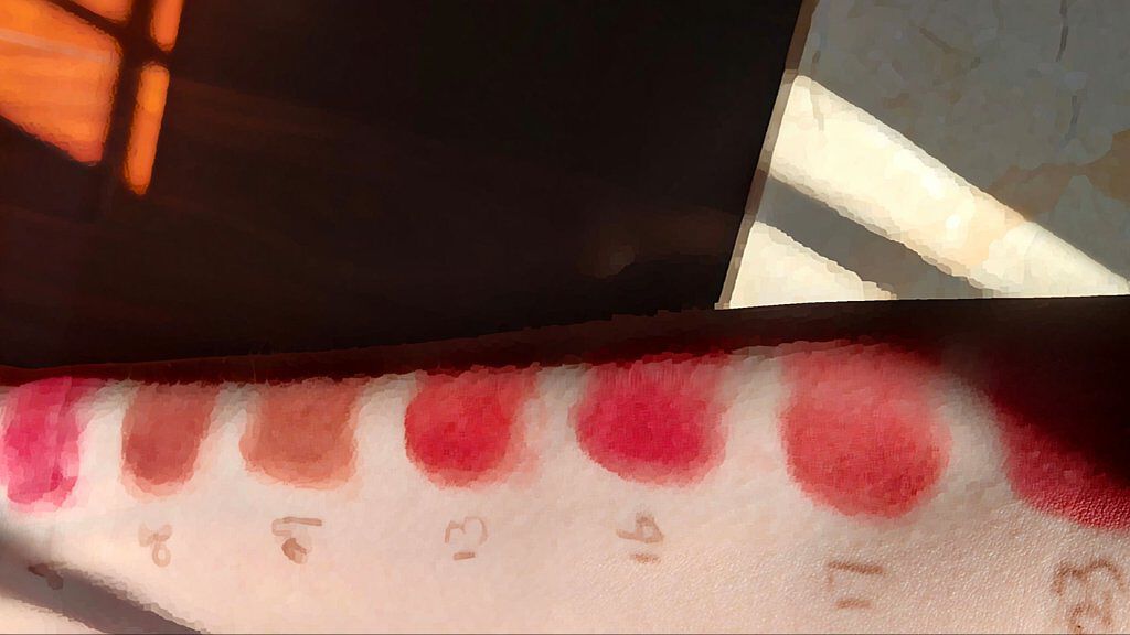 スーパーマットリップ＆チークマッド/INTO U/口紅を使ったクチコミ（2枚目）