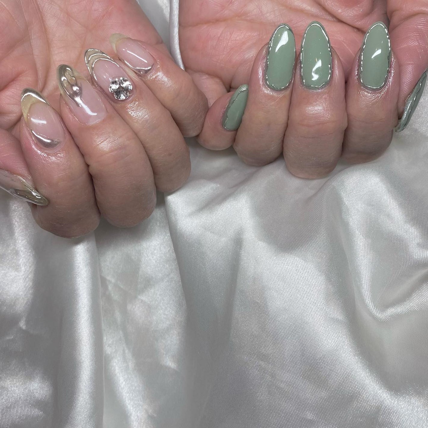 kanna on LIPS 「・・・𝑀𝒾𝓃𝓉𝑔𝓇𝑒𝑒𝓃×𝓂𝑒𝓉𝒶𝓁𝓁𝒾𝒸𝓈𝒾𝓁𝓋𝑒𝓇🕊🌱..」(2枚目)