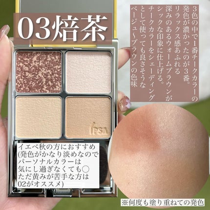 デザイニング フェイスカラーパレット/IPSA/プレストパウダーを使ったクチコミ(5枚目)