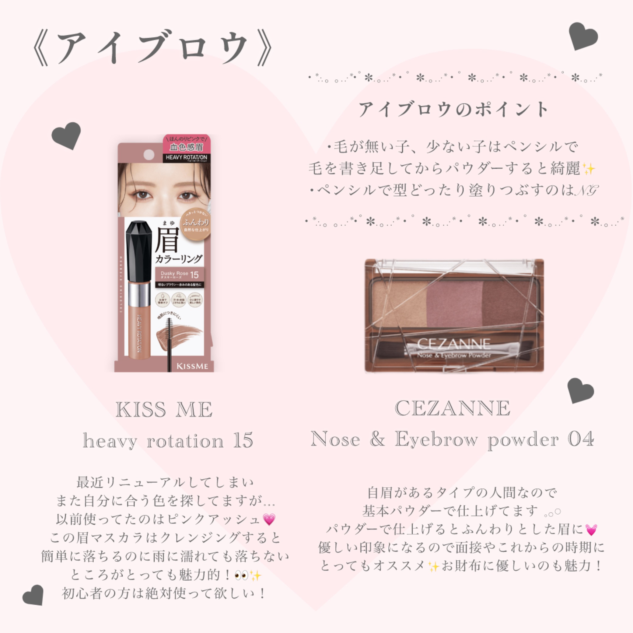 ノーズ＆アイブロウパウダー/CEZANNE/パウダーアイブロウを使ったクチコミ（3枚目）