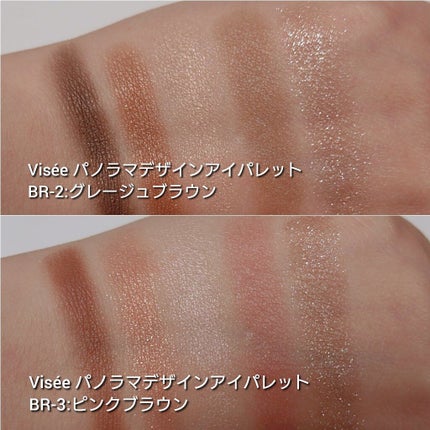 パノラマデザイン アイパレット/Visée/アイシャドウパレットを使ったクチコミ(4枚目)