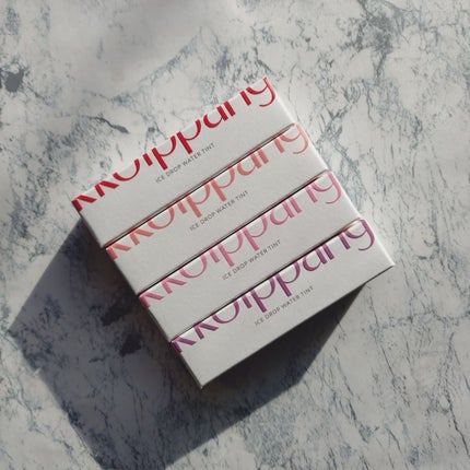 コッパン アイスドロップウォーターティント/kkotppang/リップティントを使ったクチコミ(10枚目)