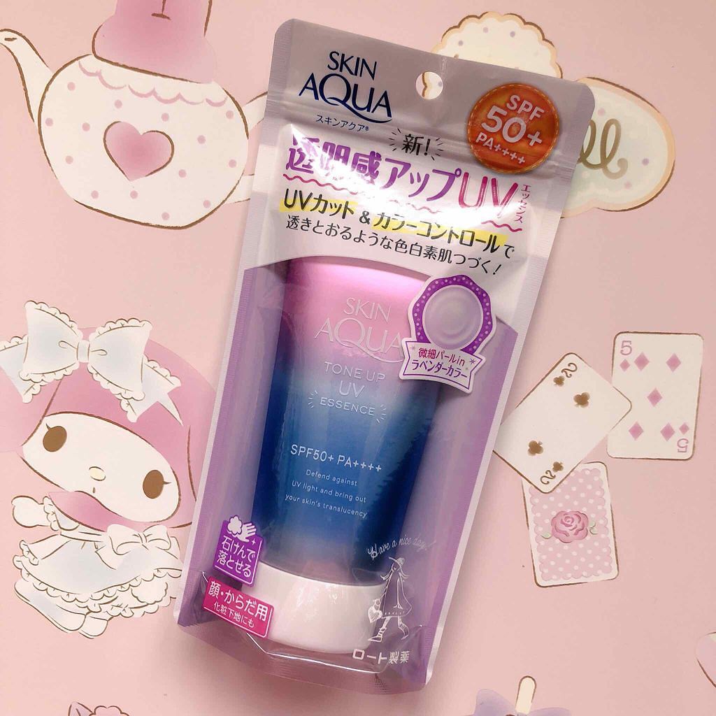 スキンアクア トーンアップUVエッセンス/スキンアクア/日焼け止めクリームを使ったクチコミ（1枚目）