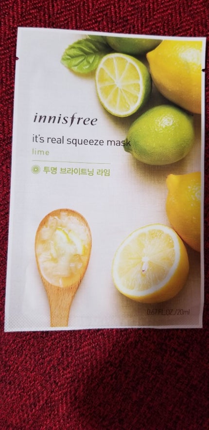 イッツリアル スクイーズマスク /innisfree/シートマスク・パックを使ったクチコミ(1枚目)