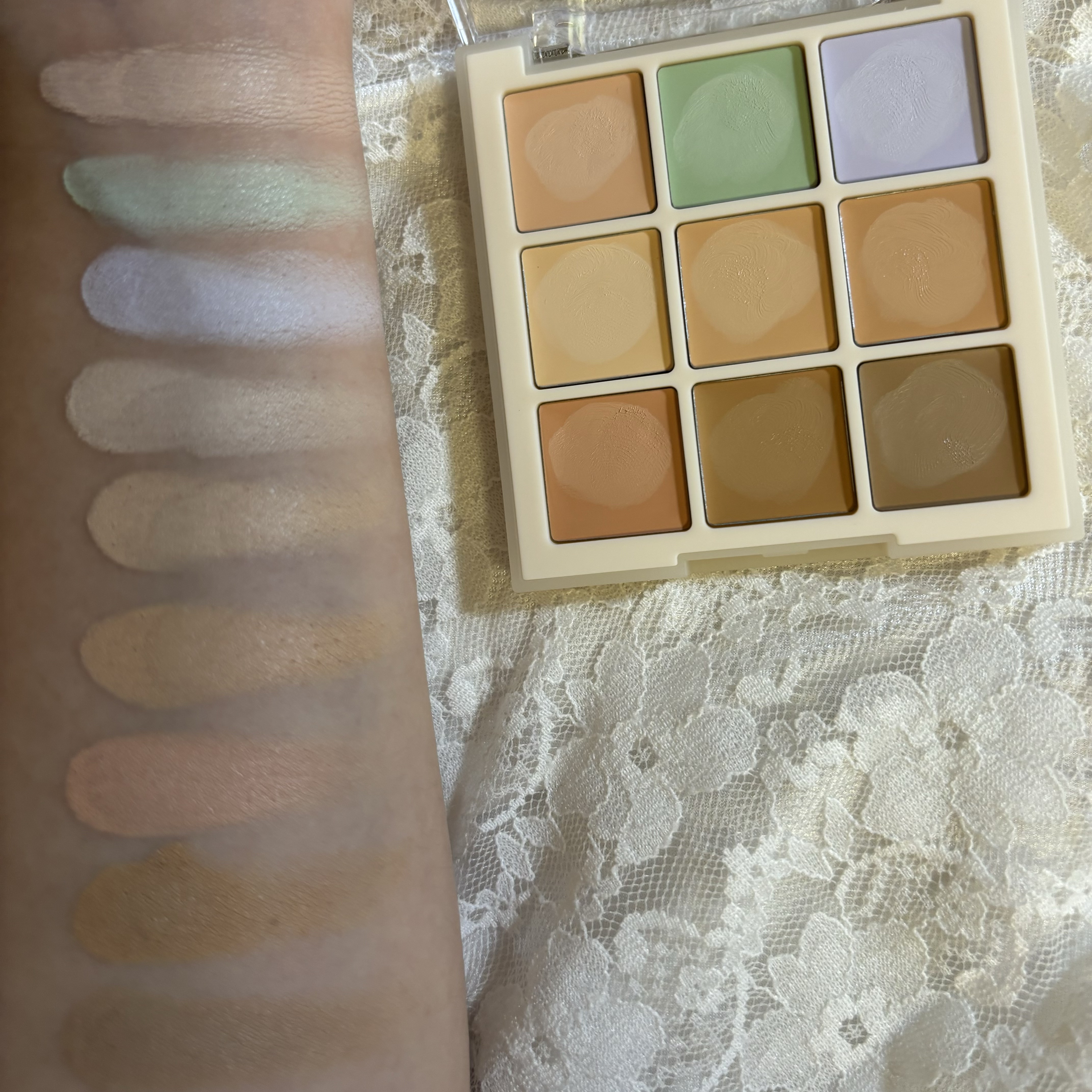 プロコンシーラーパレット/dasique/パレットコンシーラーを使ったクチコミ（3枚目）