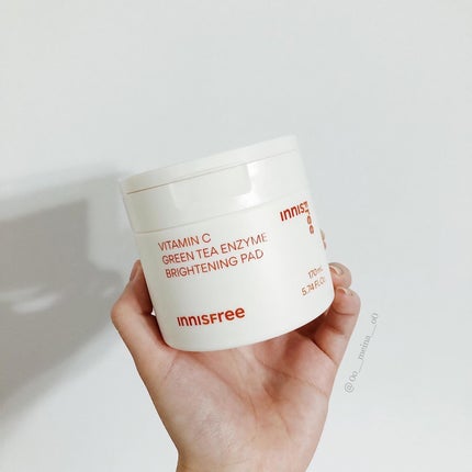 ビタC グリーンティーエンザイム ブライト パッド/innisfree/トナーパッドを使ったクチコミ(7枚目)