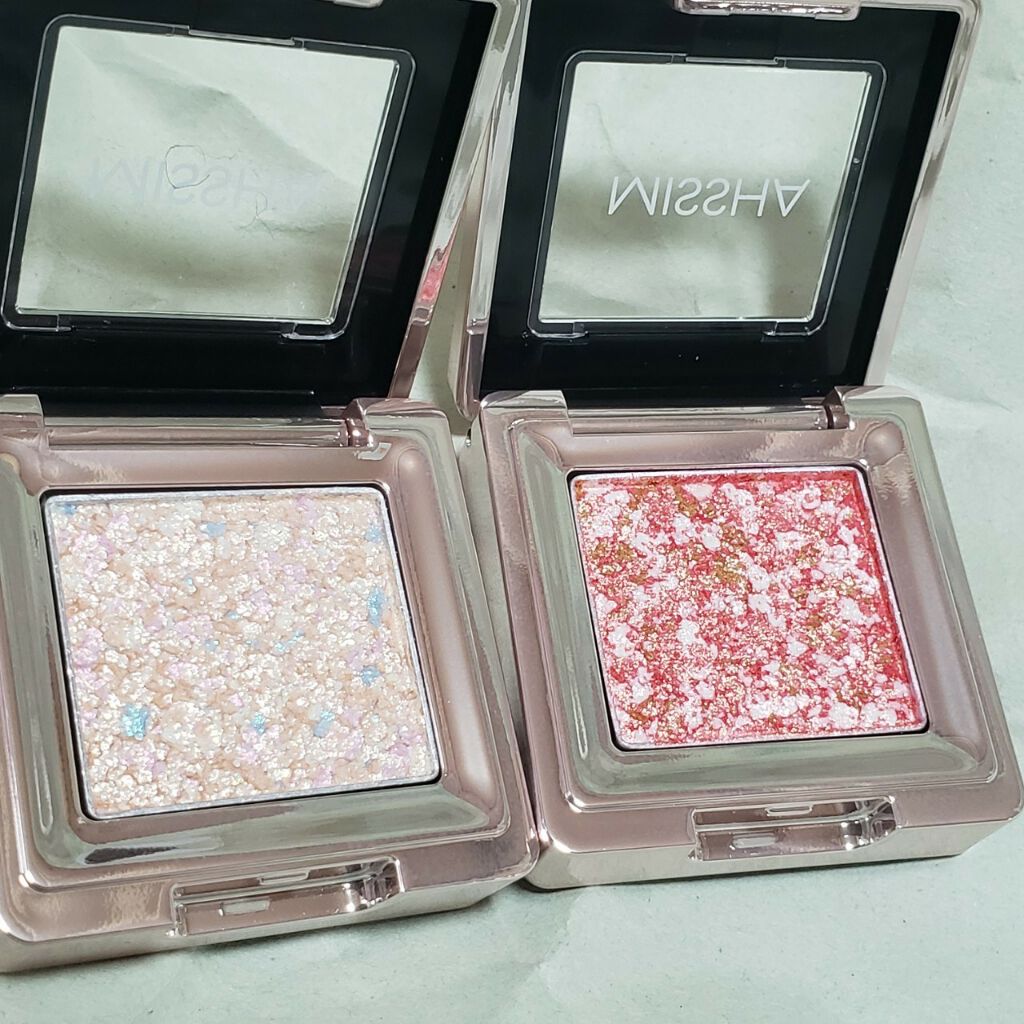 グリッタープリズム シャドウ/MISSHA/グリッターを使ったクチコミ(1枚目)