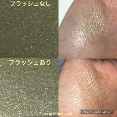 ニュアンスカラー シャドウ pistachio green(WEB限定色)/BABYMEE/パウダーアイシャドウを使ったクチコミ（2枚目）