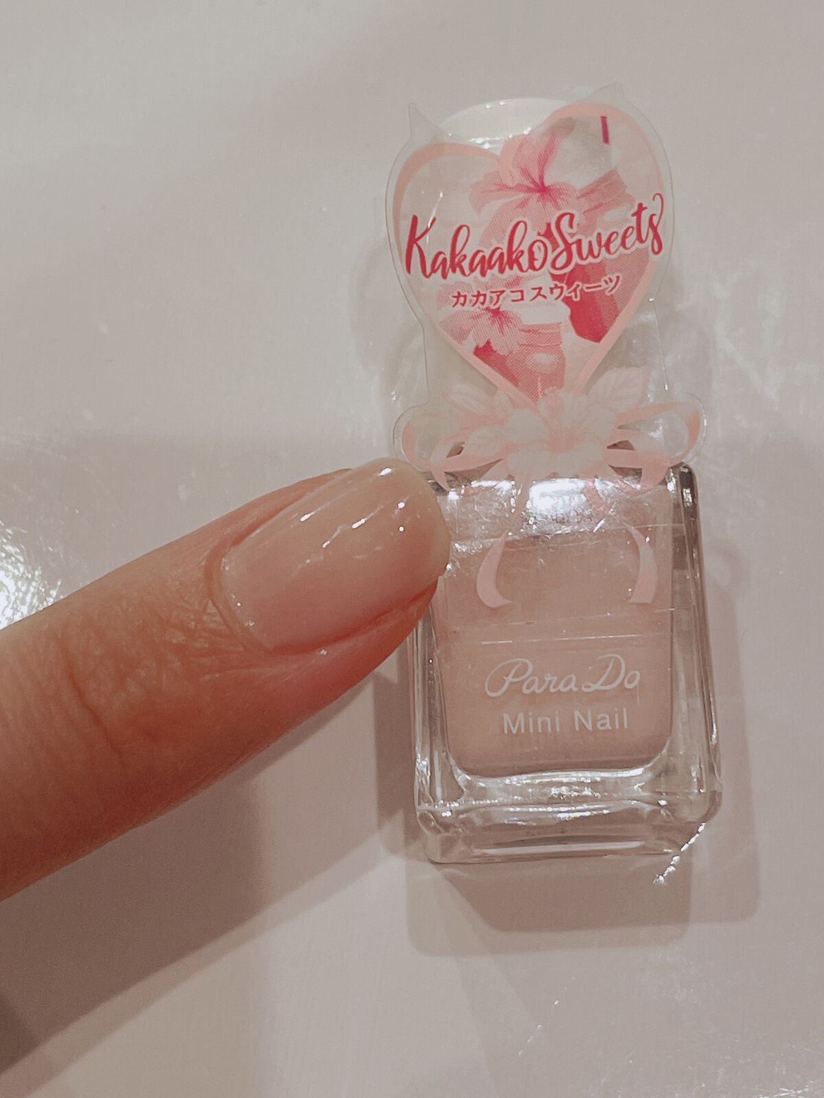 ミニネイル/パラドゥ/マニキュアを使ったクチコミ（1枚目）