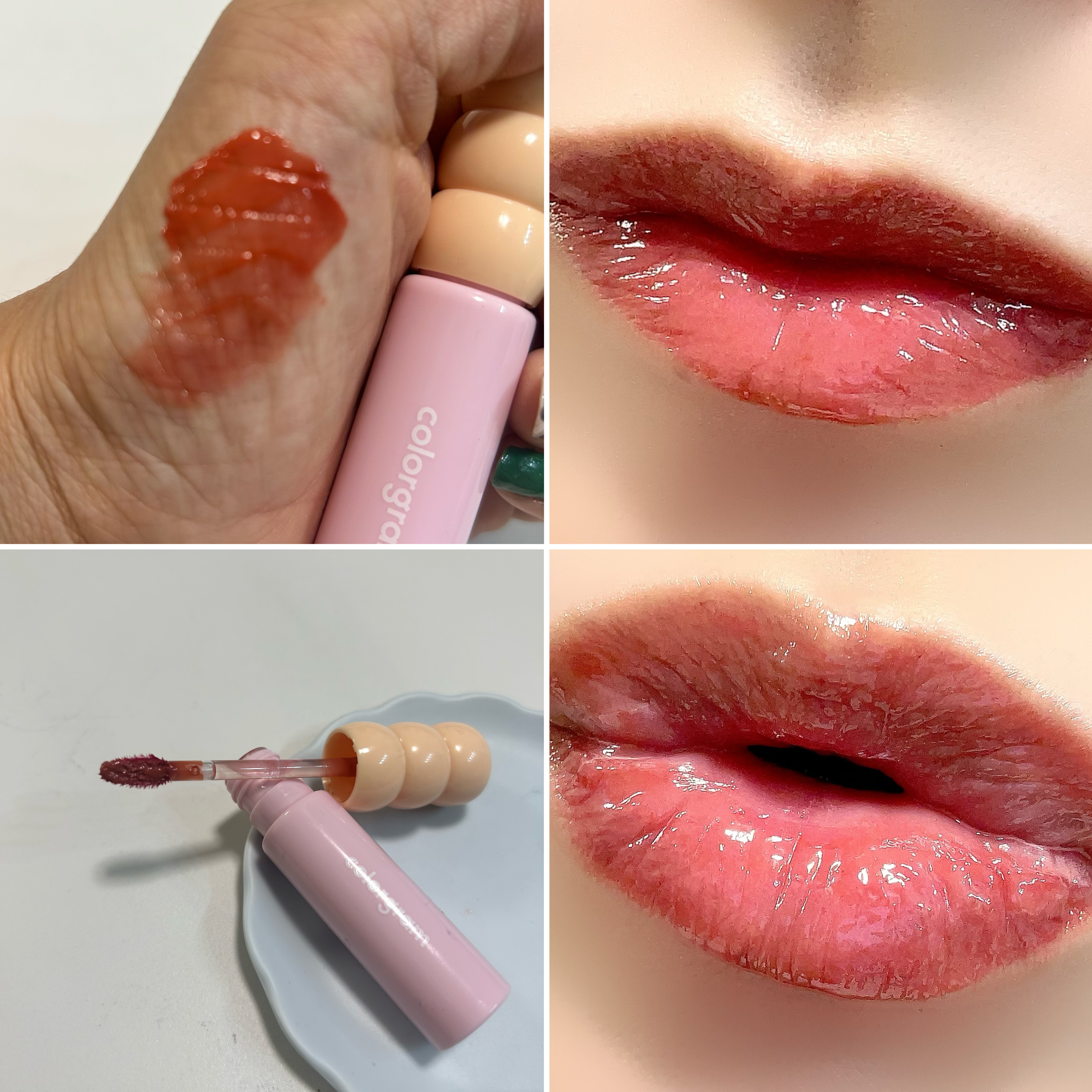 タンフルグラスティント/Colorgram/リップティントを使ったクチコミ（2枚目）