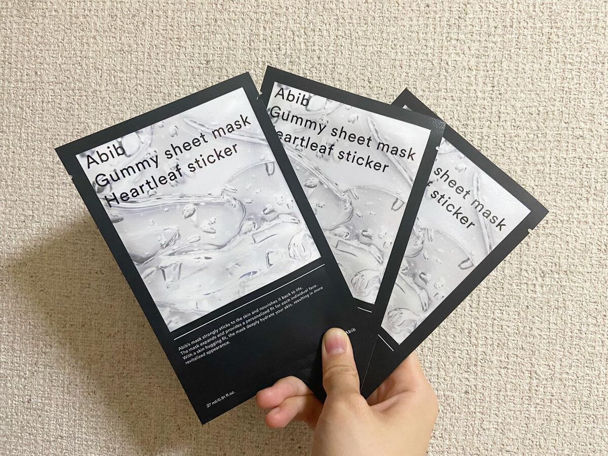 ガムシートマスクドクダミステッカー/Abib /シートマスク・パックを使ったクチコミ(1枚目)