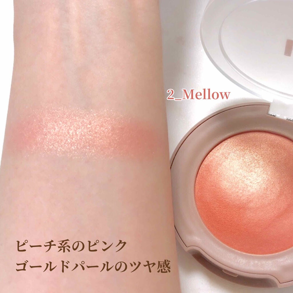 トゥルーディメンショングロウチーク/hince/パウダーチークを使ったクチコミ(2枚目)