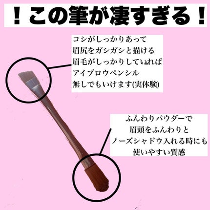 ノーズ&アイブロウパウダー/CEZANNE/パウダーアイブロウを使ったクチコミ(3枚目)