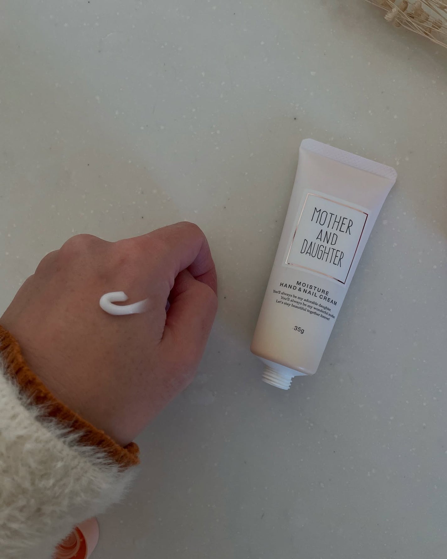 モイスチャーハンド&ネイルクリーム ミュゲの香り/Mother&Daughter/ネイルオイル・トリートメントを使ったクチコミ(2枚目)