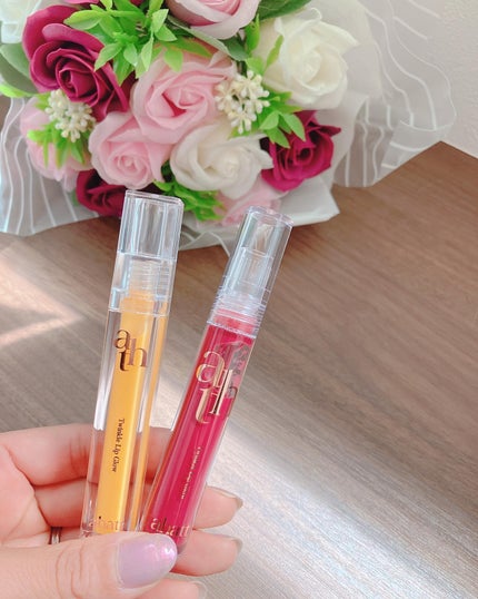 トゥインクルリップグロウ/ahatt/リップグロスを使ったクチコミ(5枚目)