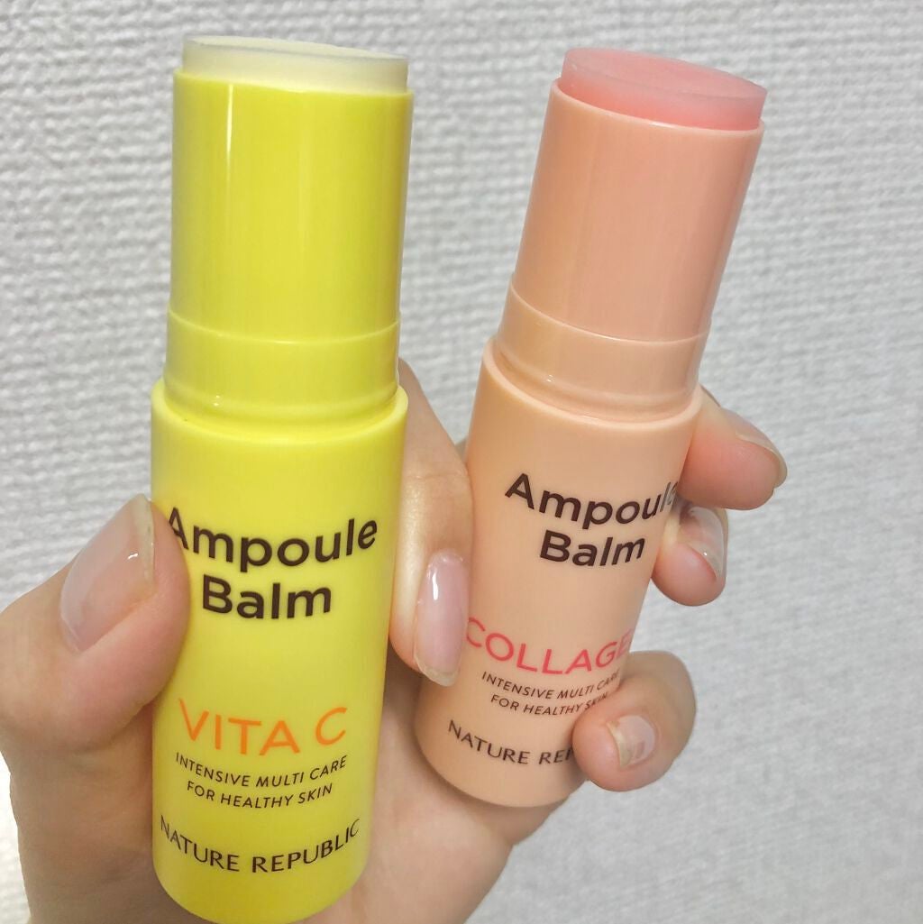 スティック美容液(レモン)/ネイチャーリパブリック/フェイスバームを使ったクチコミ(3枚目)