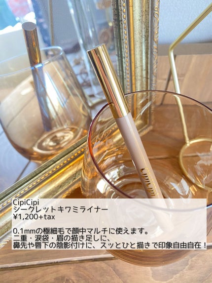 シークレットキワミライナー R/CipiCipi/リキッドアイライナーを使ったクチコミ(2枚目)