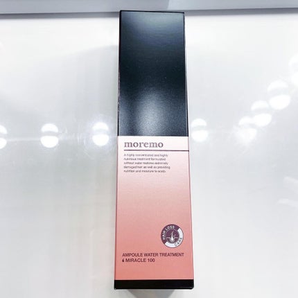 アンプルウォータートリートメント ミラクル100/moremo/洗い流すヘアトリートメントを使ったクチコミ(5枚目)