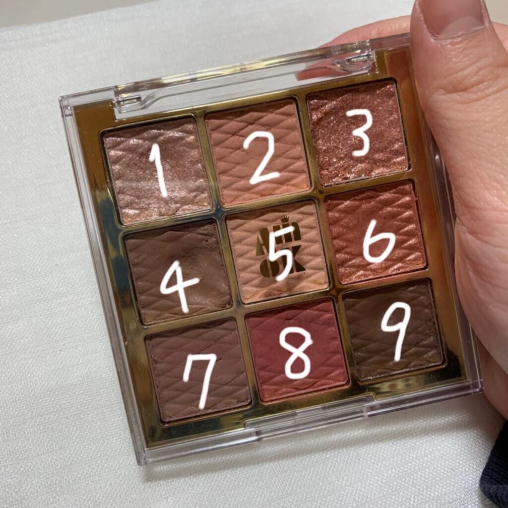 ソフトクレイビームアイシャドウパレット/AMIOK/ジェル・クリームアイシャドウを使ったクチコミ(3枚目)