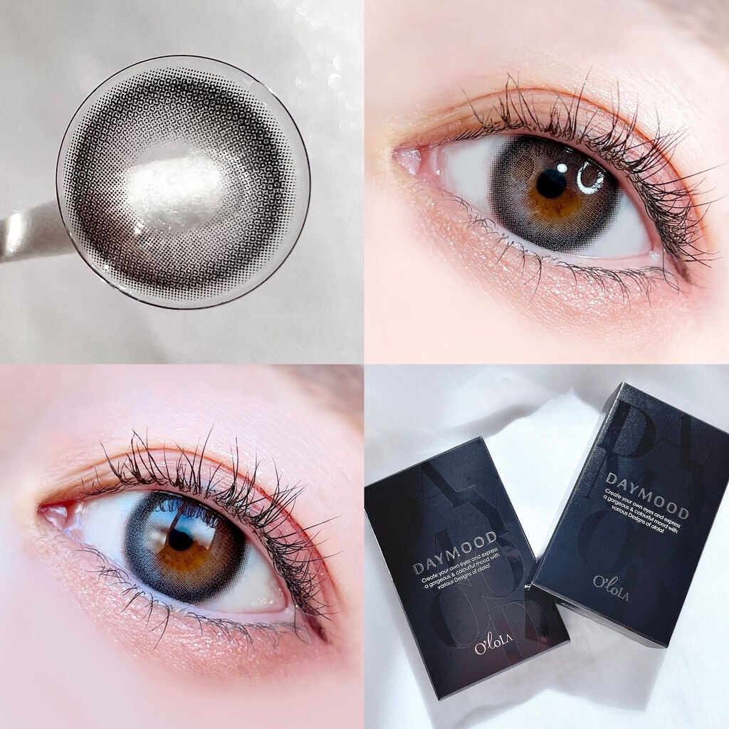 デームードグレーマンスリー (DAYMOOD GRAY monthly)/OLOLA/1ヶ月(1MONTH)カラコンを使ったクチコミ(7枚目)