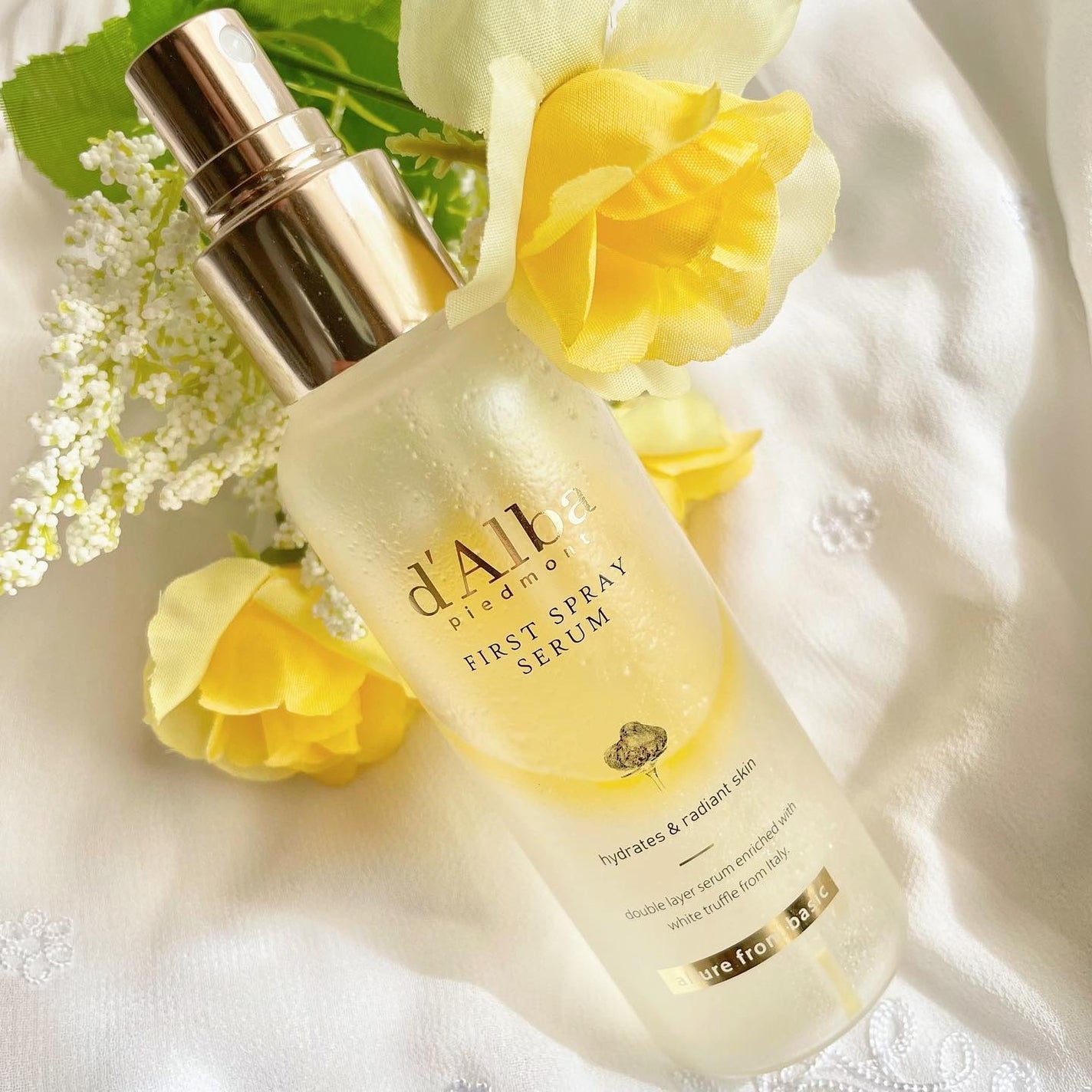 ダルバ ホワイトトリュフファーストスプレーセラム/ダルバ/ミスト状化粧水を使ったクチコミ(1枚目)