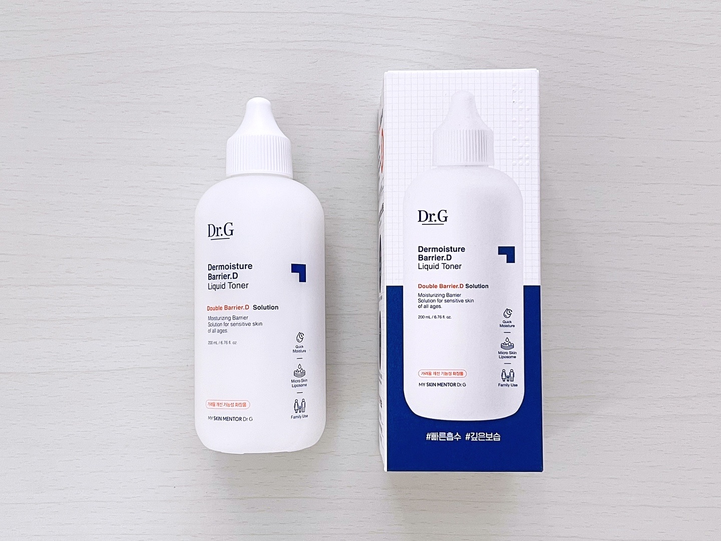 ザモイスチャーバリアDリキッドトナー/Dr.G/化粧水を使ったクチコミ（1枚目）