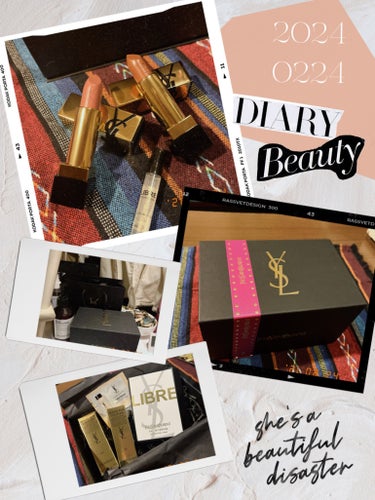 YVES SAINT LAURENT BEAUTE ルージュ ピュールクチュールのクチコミ「YSLのリップが来たので部屋を綺麗にして、正座して開けました。嘘です正座は別にしてない。

て.....」（1枚目）