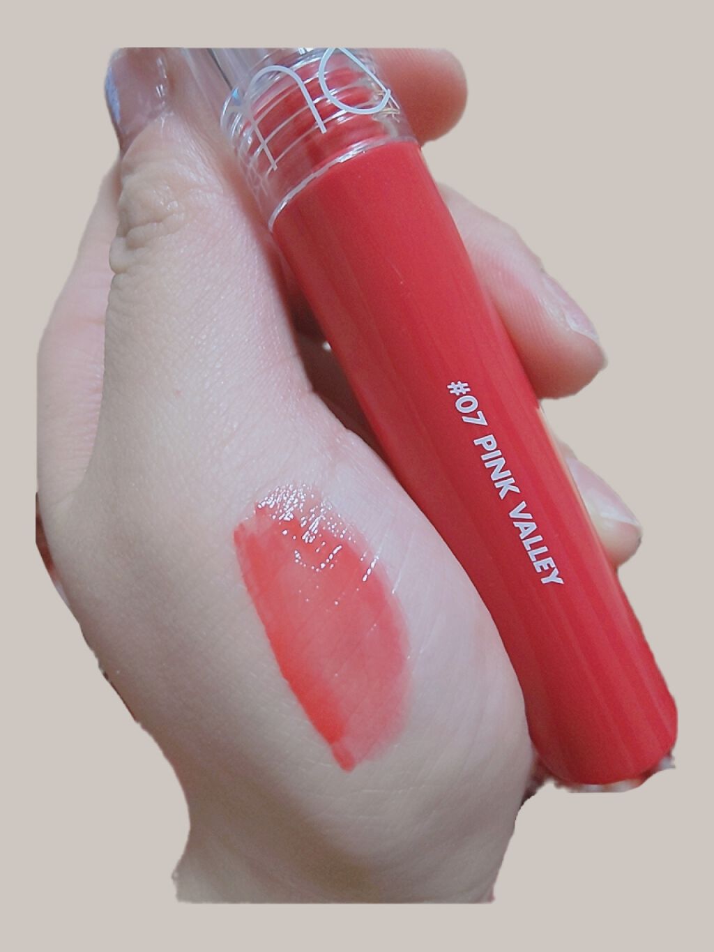 グラスティングウォーターティント/rom&nd/リップティントを使ったクチコミ（2枚目）