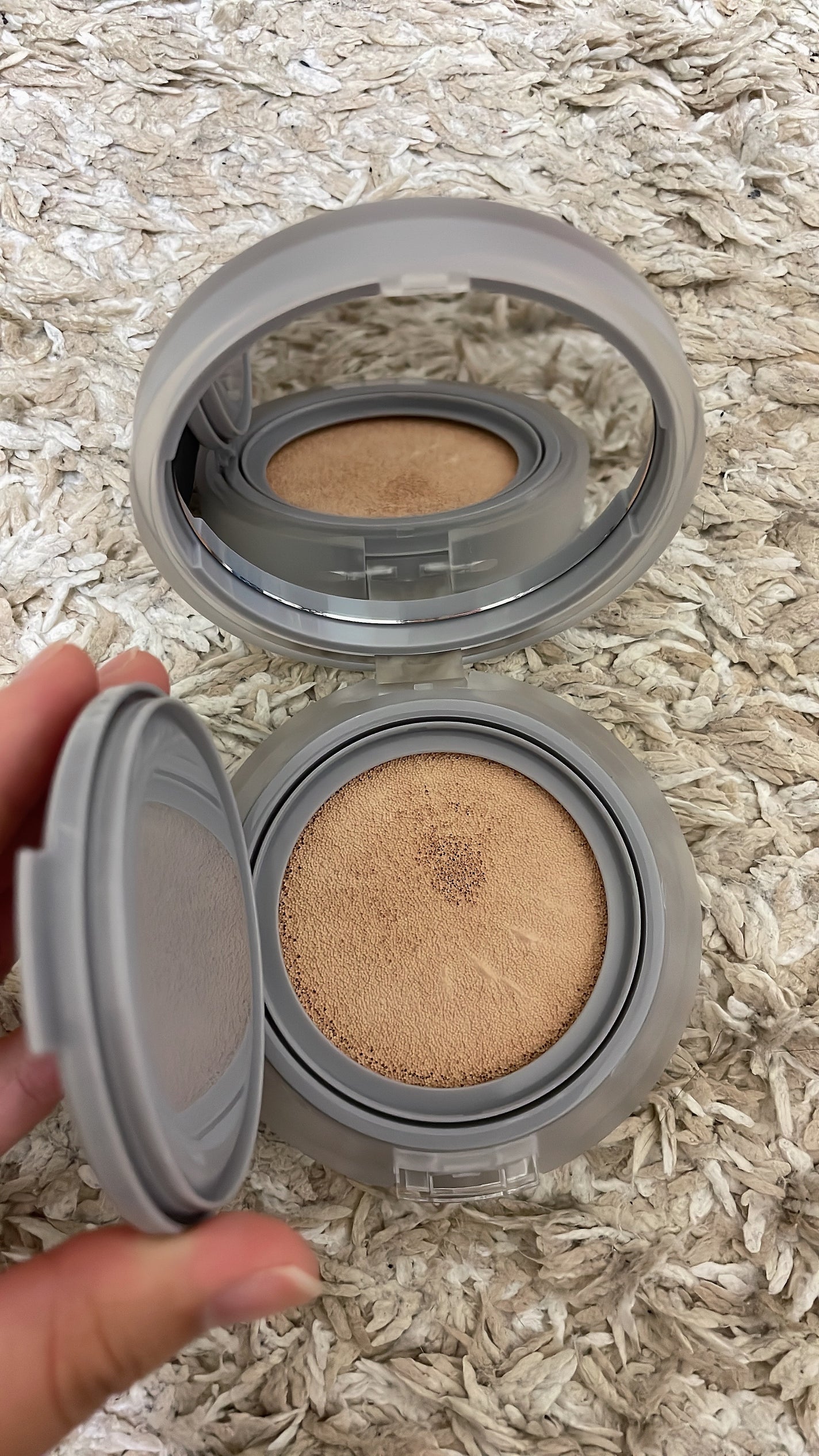 ヌーゼロクッション/rom&nd/クッションファンデーションを使ったクチコミ(3枚目)