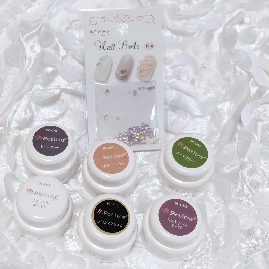 ミルクティ on LIPS 「✴✴#大人ヌーディネイル😍✴先日、#プチトル(@petitor..」(6枚目)