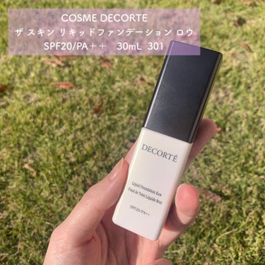 DECORTÉ ザ スキン リキッドファンデーション ロウのクチコミ「美容液効果のあるファンデを求めて購入

●COSME DECORTE ザ スキン リキッドファ.....」（1枚目）