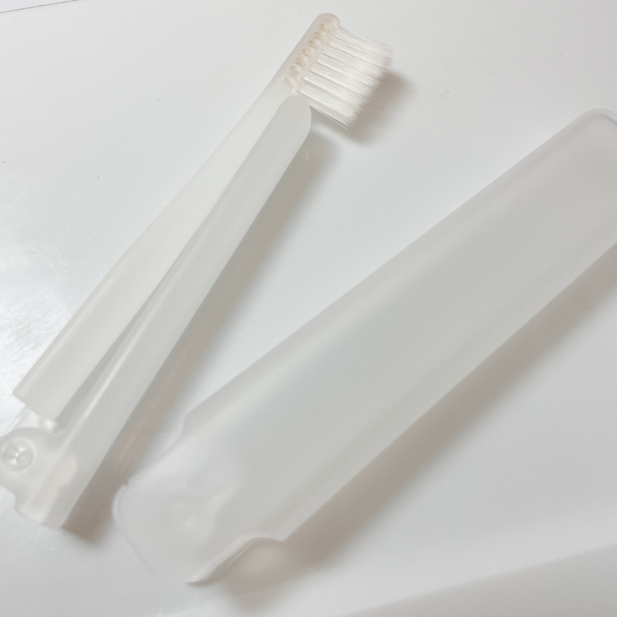 折りたたみ歯ブラシ・フラット毛/無印良品/歯ブラシを使ったクチコミ（3枚目）