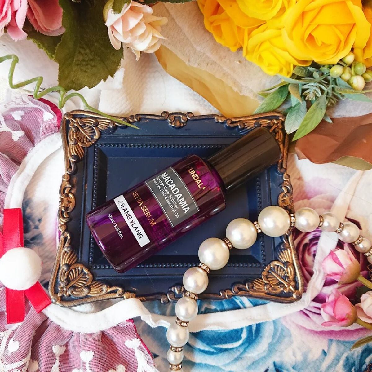 マカダミア ウルトラヘアセラム /KUNDAL/ヘアオイルを使ったクチコミ(2枚目)