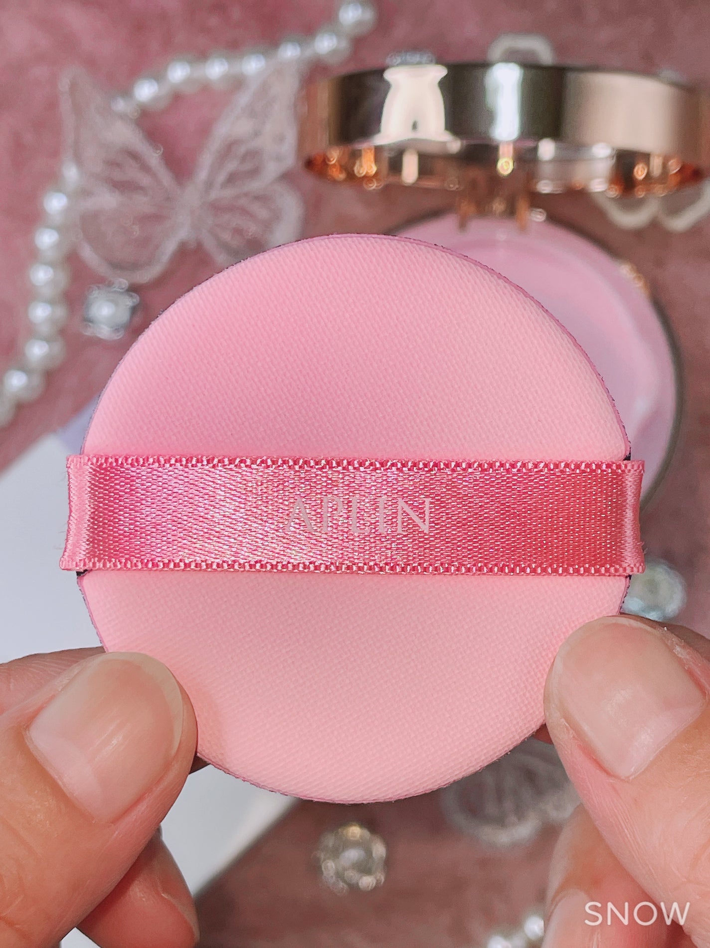 ピンクティーツリーカバークッション/APLIN/クッションファンデーションを使ったクチコミ(2枚目)