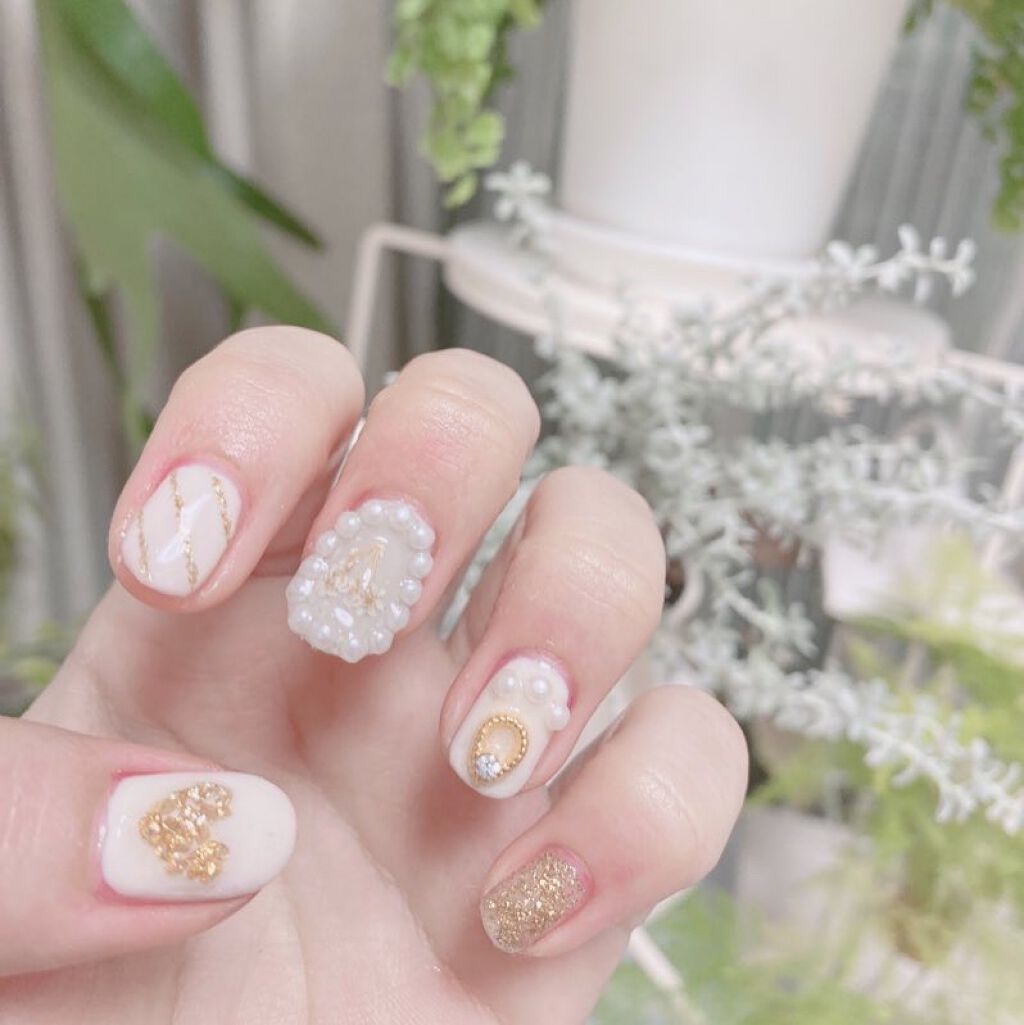 ジェルネイル(ライト対応)/セリア/ジェルネイルを使ったクチコミ(4枚目)