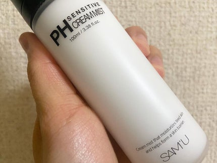 PHセンシティブクリームミスト/SAM'U/ミスト状化粧水を使ったクチコミ(3枚目)