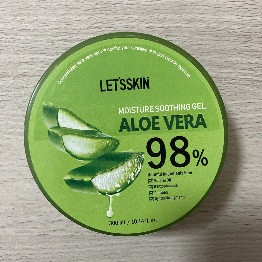 lets'skin アロエスージングジェル/Dermal/その他スキンケアを使ったクチコミ（1枚目）