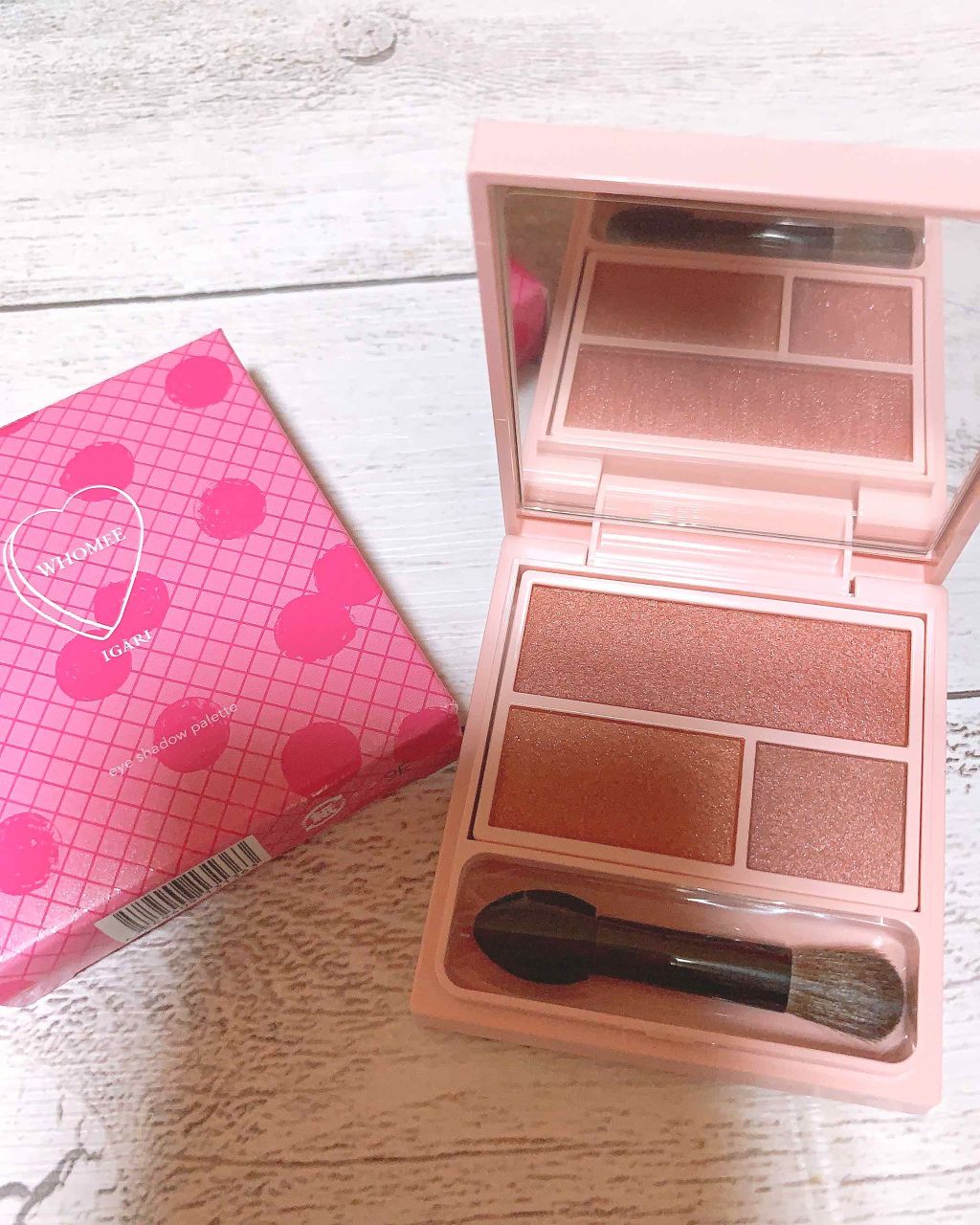 フーミー アイシャドウパレット/WHOMEE/アイシャドウパレットを使ったクチコミ(1枚目)