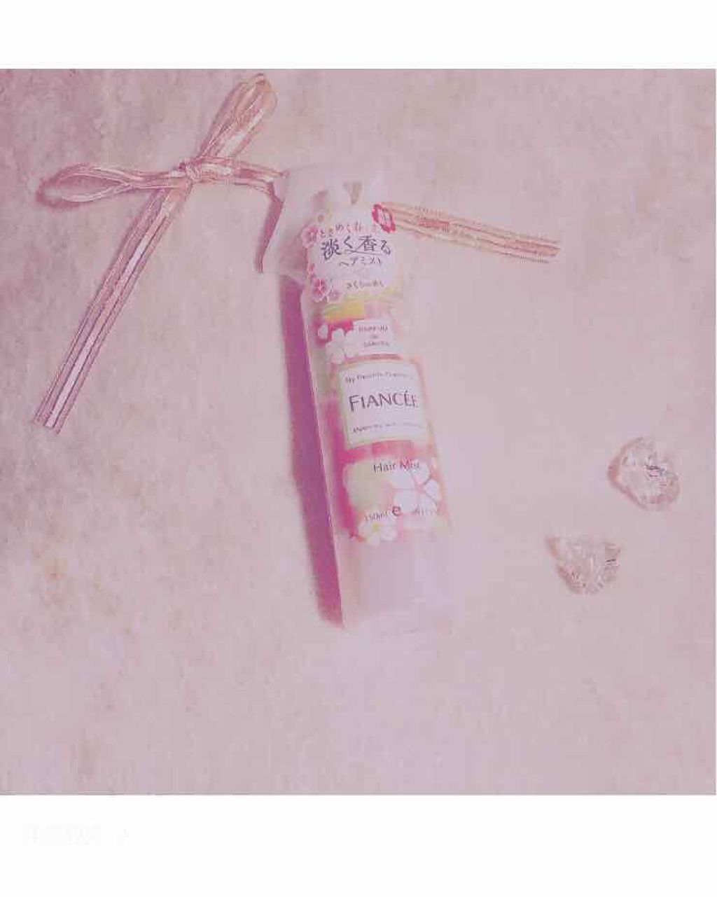 フレグランスヘアミスト さくらの香り/フィアンセ/ヘアミストを使ったクチコミ(1枚目)
