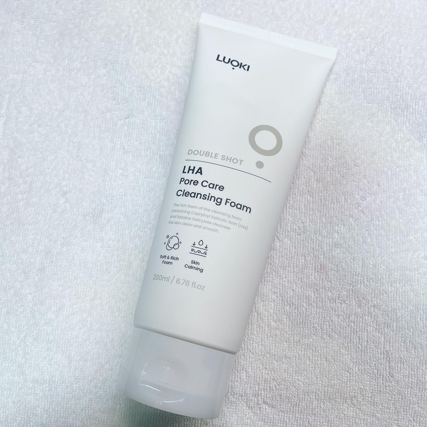 ダブルショットLHA毛穴ケアクレンジングフォーム /LUOKI/クレンジングクリームを使ったクチコミ（2枚目）