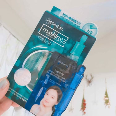 【MEDIHEAL  マスキングレイアリングアンプルショット】

シートマスクで有名なMEDI HEALの商品です🧸💘

シートタイプも大好きなのですが、この商品もとっても大好きです🥰🥰

使い方は、洗