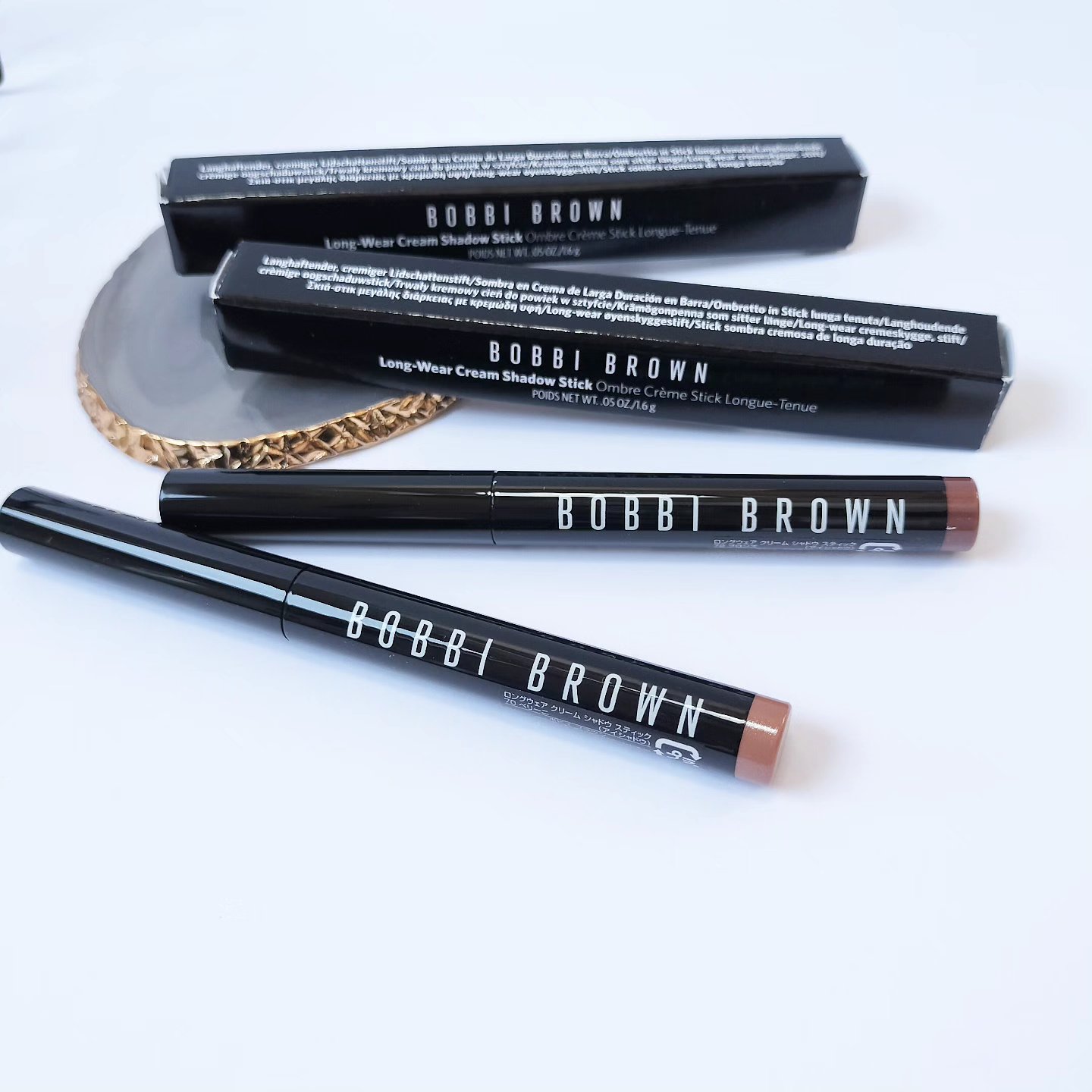 ロングウェア クリーム シャドウ スティック L12 ブロンズ(限定色)/BOBBI BROWN/スティックアイシャドウを使ったクチコミ（1枚目）