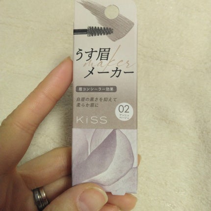 キス うす眉メーカー/KiSS/眉マスカラを使ったクチコミ(3枚目)