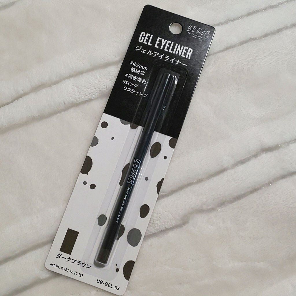 UR GLAM GEL EYELINER/U R GLAM/ジェルアイライナーを使ったクチコミ(1枚目)