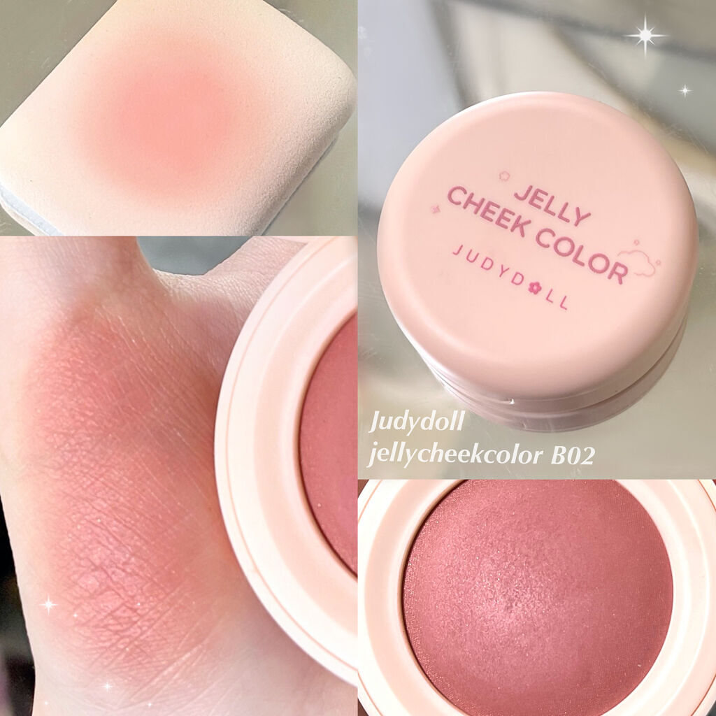 jelly cheek color/JUDYDOLL/ジェル・クリームチークを使ったクチコミ（1枚目）